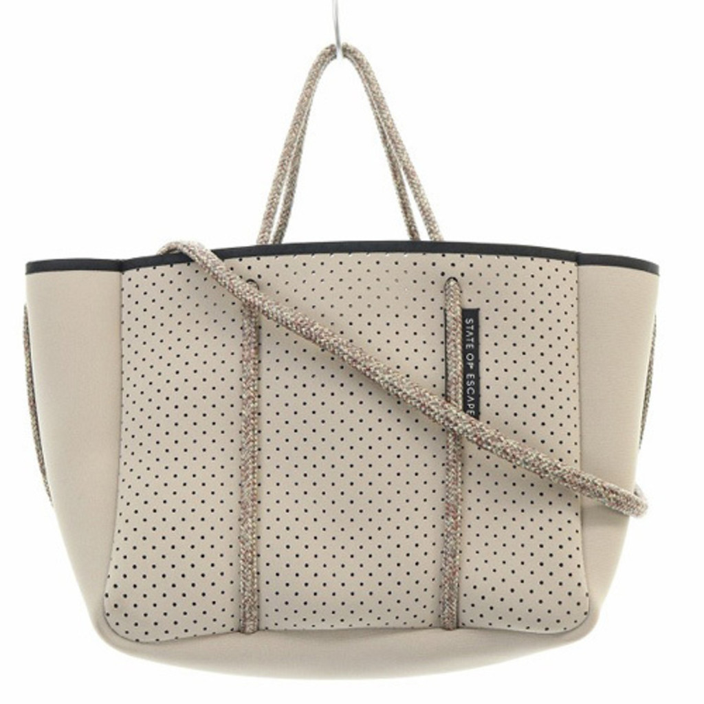 State of Escape Shoulder Bag Handbag Beige Direct from Japan Secondhand