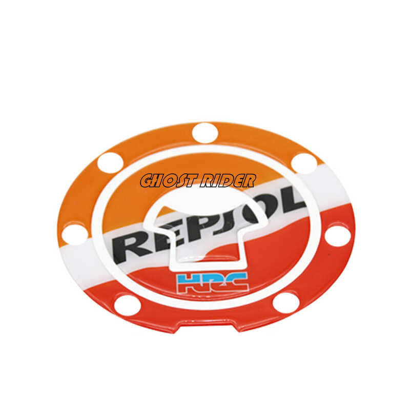 ❤ Motorcycle Chrome CBR HRC Decal Fuel Tank Cap Cover Sticker Pad For Honda Cbr600rr Cbr1000rr