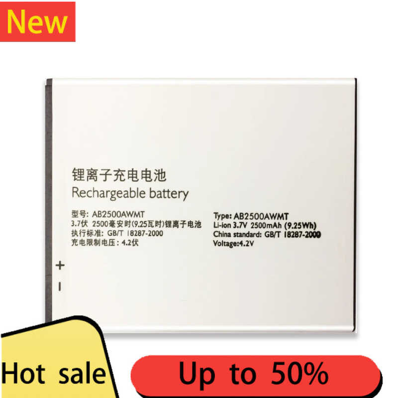 For Philips S318 CTS318 AB2500AWMT แบตเตอรี่ 2500mAh