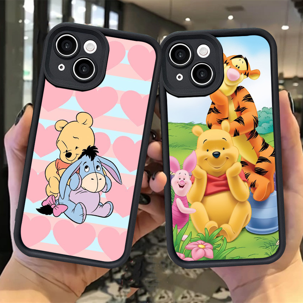 H-4 Winnie the Pooh Casing สําหรับ VIVO Y21 Y21e Y93 Y81 Y21t Z1 Y95 Y81s Y91 Y91C Y56 IQOO Z9 Z9X P