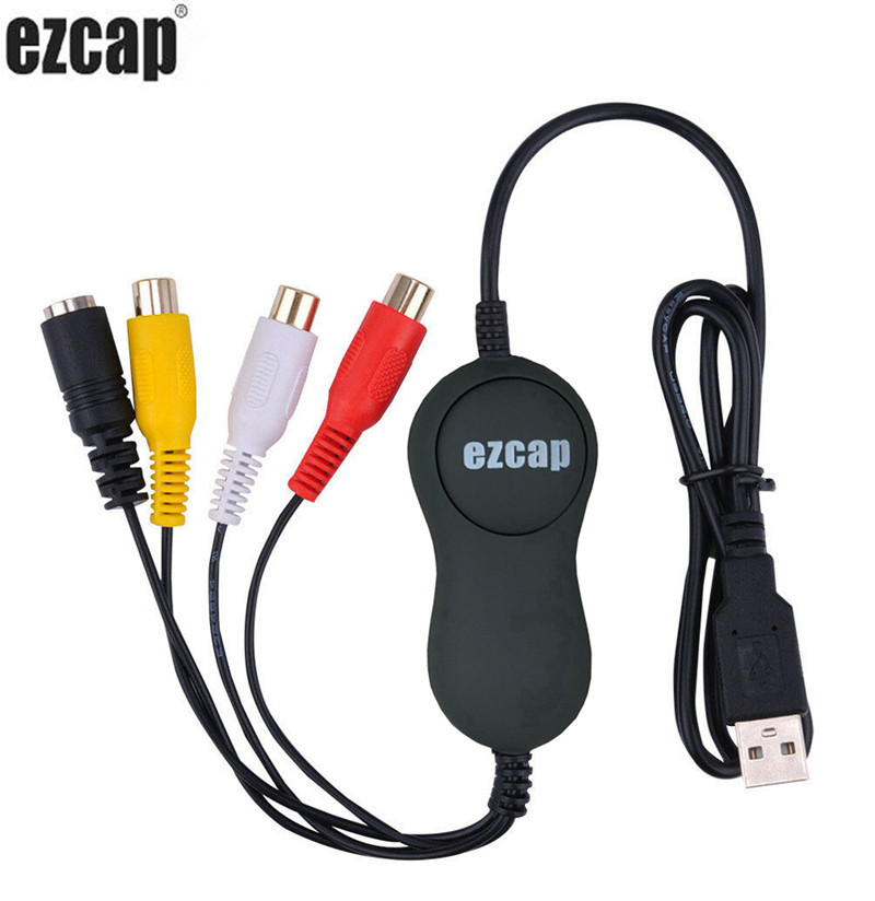 Ezcap 172 1568 อัพเกรด 159 USB 2.0 Audio Video Capture Stick CVBS S-Video Recording Card สําหรับ V8 