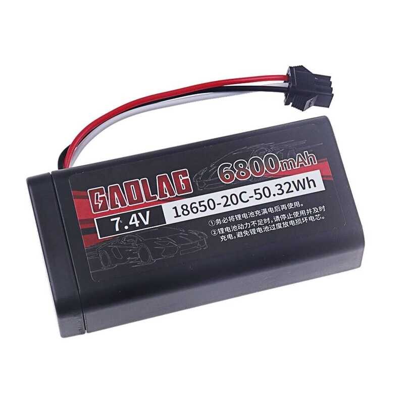 ❥ 7.4V 6800 Mah แบตเตอรี่ Charger Mn82 รีโมทคอนโทรลรถแบตเตอรี่ Mn128 Mn78 Lc79 สําหรับนาฬิกา Ge ราคา ถูกที่สุด ดีลบีเคเค แกลเลอรีภาพที่ 6