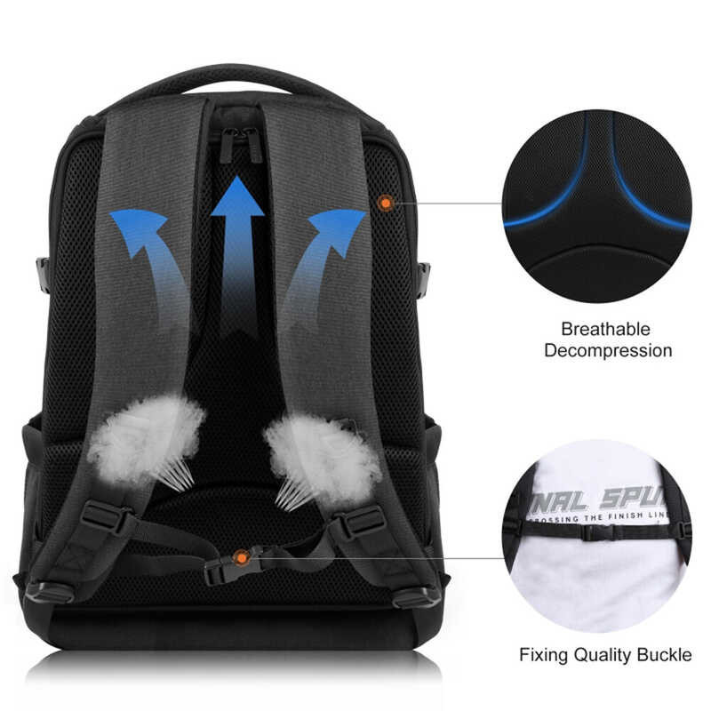 PULUZ Pu5015b ➧ Backpack Waterproof Bag Large Capacity Camera Case With Laptop Compartment Tripod H