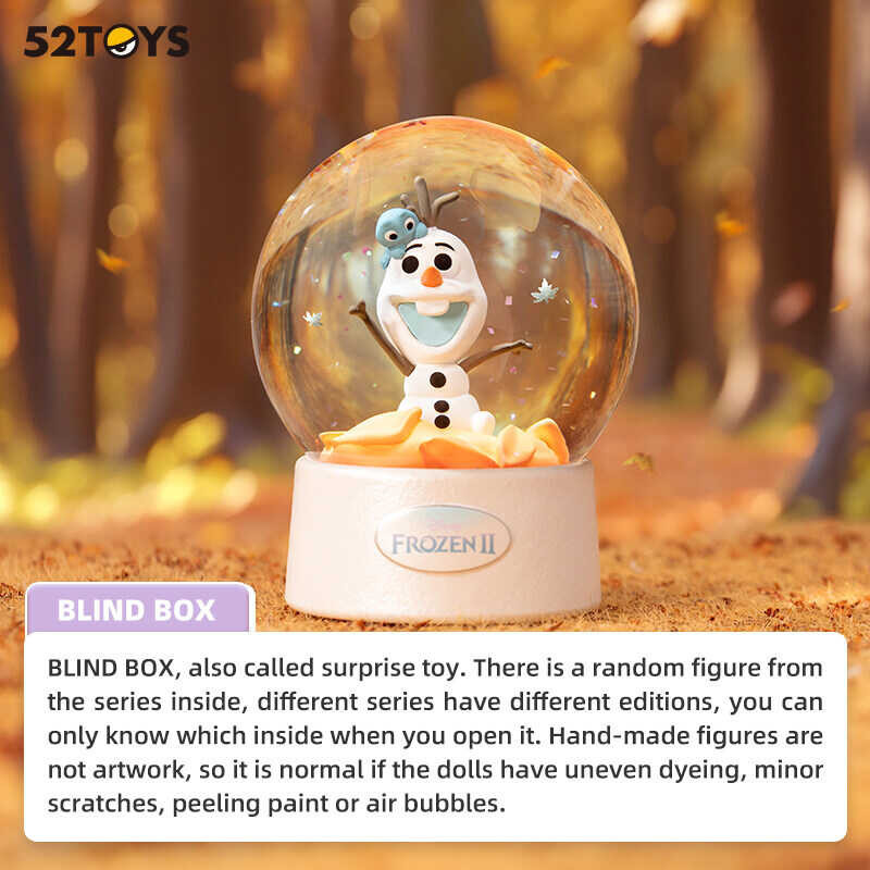 Series 52TOYS Frozen Crystal Ball Blind Box Figure Toy