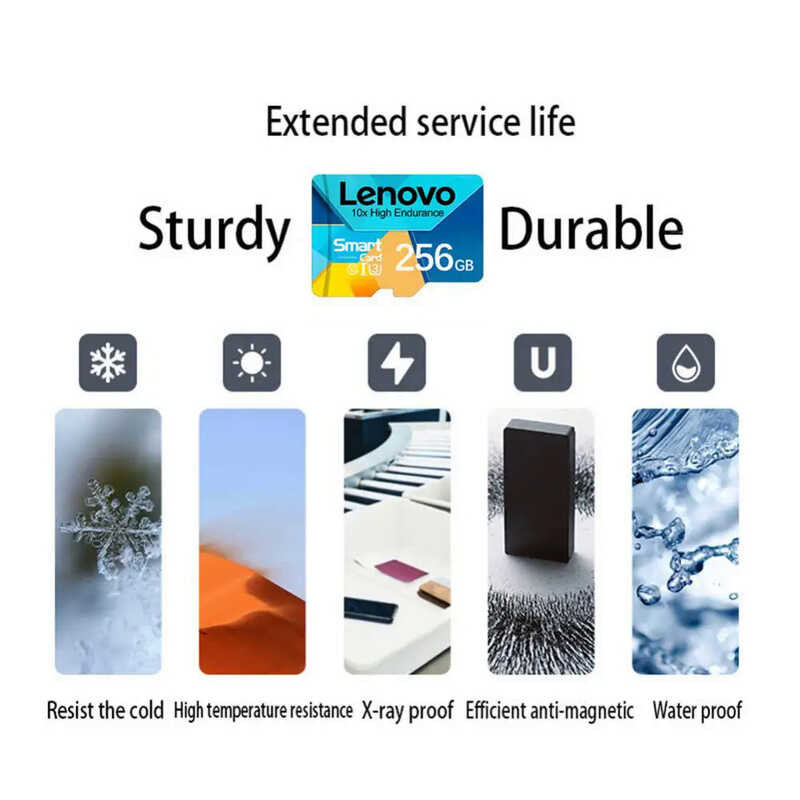 2TB Class Lenovo 10ความเร็วสูงการ์ดหน่วยความจำ 128GB Micro TF SD Card 1T