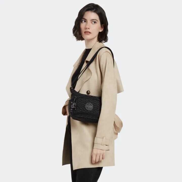 ❤ Kipling Gabbie Signature Crossbody Bags （Free Monkey Pendant）