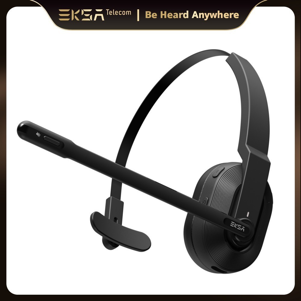 Eksa H5 SE หูฟังไร ้ สายบลูทูธ 5.0 พร ้ อมไมโครโฟนตัดเสียงรบกวน ENC สําหรับ Office/Driver