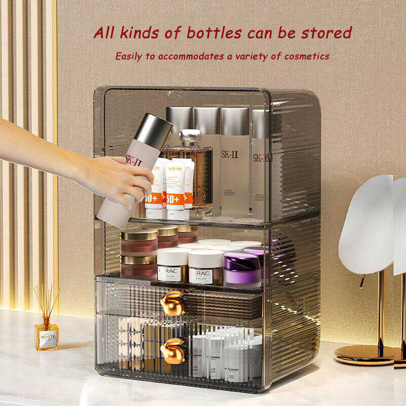 YEYA กล่องเก็บเครื่องสำอางโต๊ะเครื่องแป้งอินเทอร์เน็