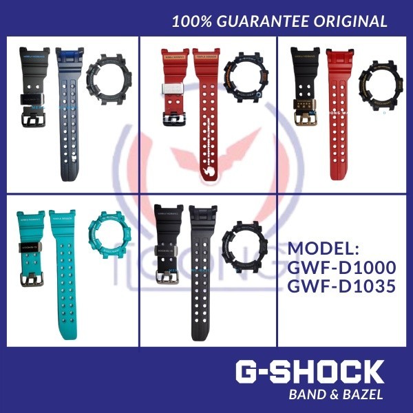 G-shock GWFD1000 GWF-D1000ARR GWF-D1035 กบแบนด์และกรอบ "bnb" รายการคาสิโอ