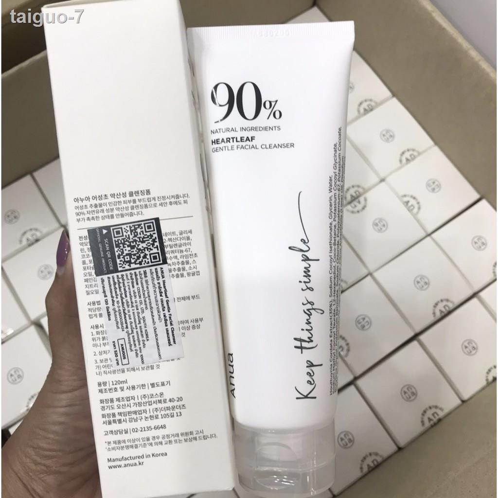 



 ♞,♘,♙(แท้ / พร้อมส่ง) Anua Heartleaf 90 Acne Facial Cleanser 120 g ฉลากเกาหลี