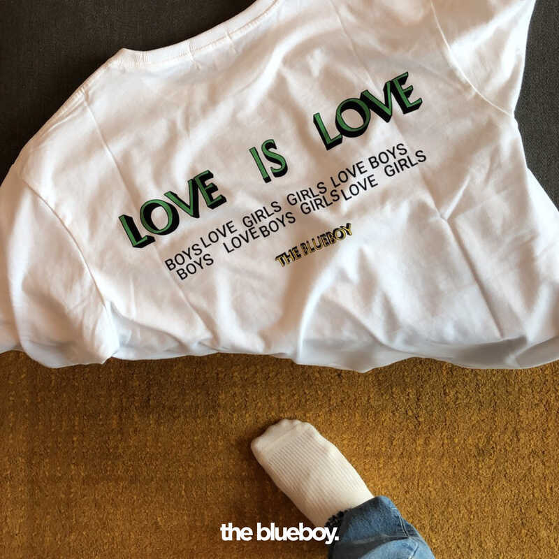 ❤ The Blueboy - Is Love Tee เสื้อยืด Oversize ผ้านุ่มพิเศษ