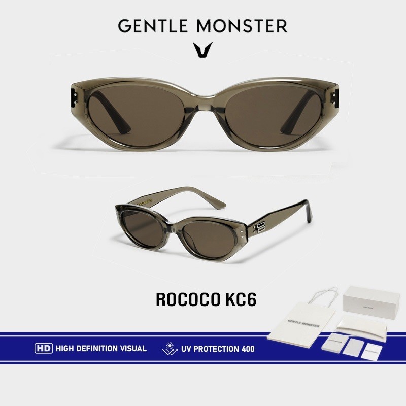 ♞แท้ Gentle Monster Rococo KC6 แว่นกันแดดเกาหลี UNISEX ครบพร้อมกล่อง ถุงกระดาษ และกระเป๋า