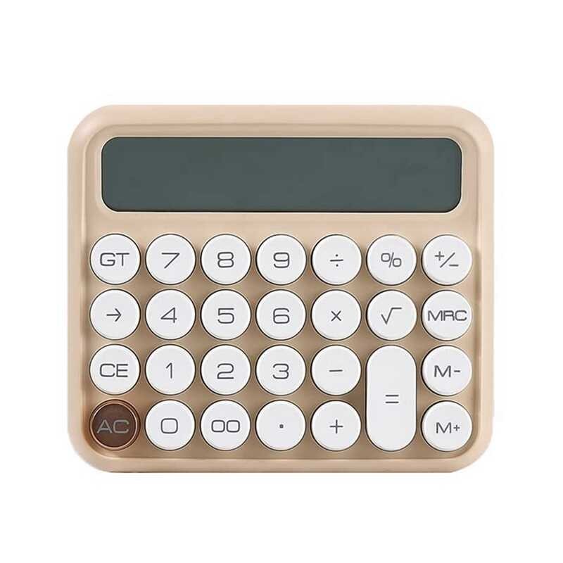 12 Digits Desktop Mechanical Switch Calculator Large LCD Display Calculator Large Button Financial