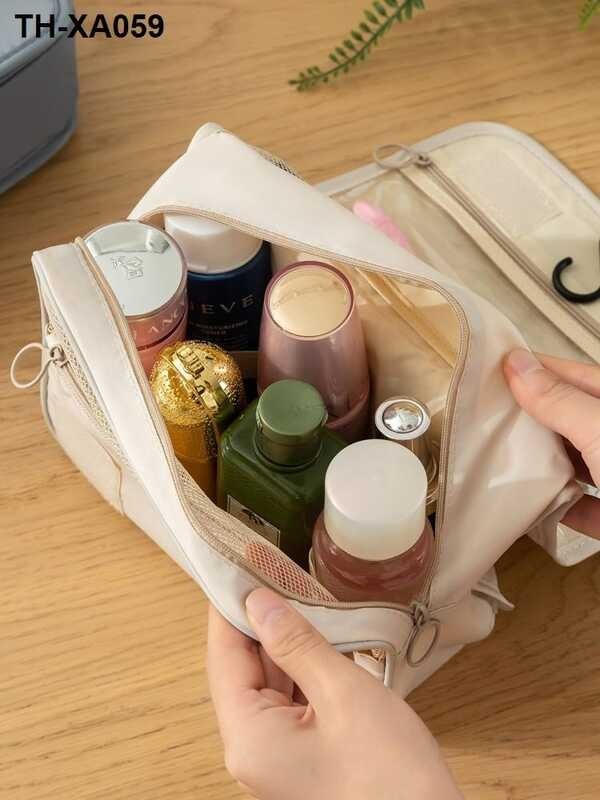 muji ญี่ปุ่นนำเข้า MUJI wash bag กระเป๋าเครื่องสำอางหญิงแบบ