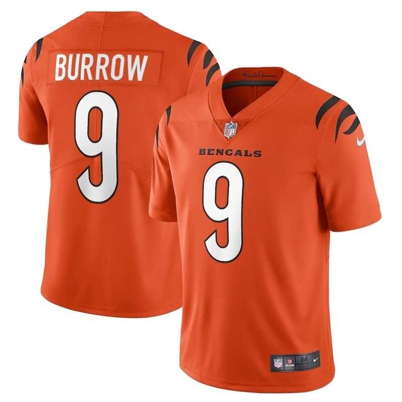 Jersey Bengal Tigers Joe Burrow Four Points 9 Weiqiao Rom เสื้อกีฬาชาย เสื้ออเม