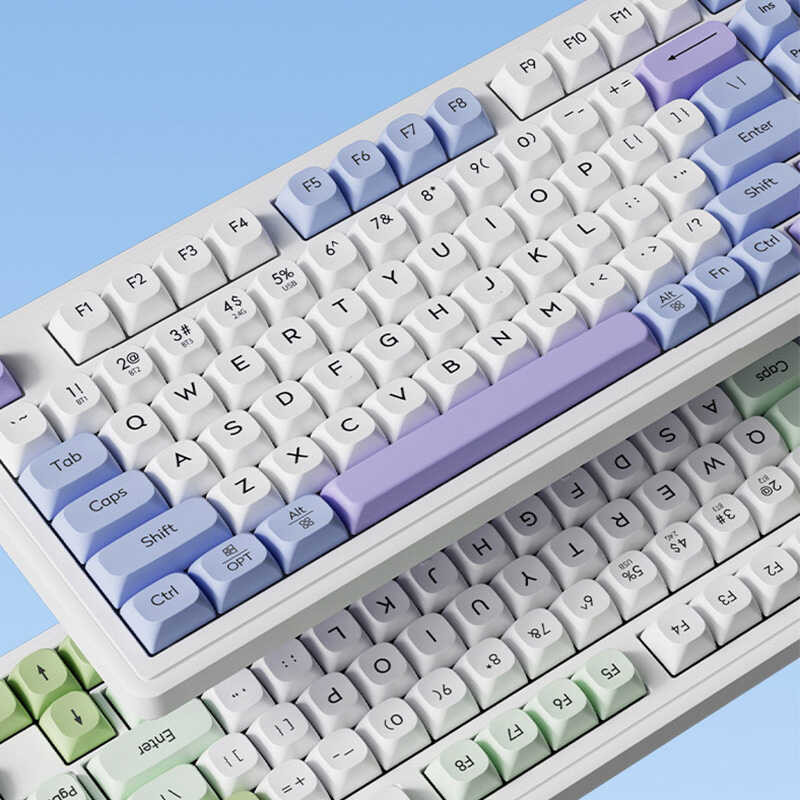 L98คีย์บอร์ดแบบมีสายไร้สายบลูทูธสามโหมด2.4G,แป้นพิ  TAIDU