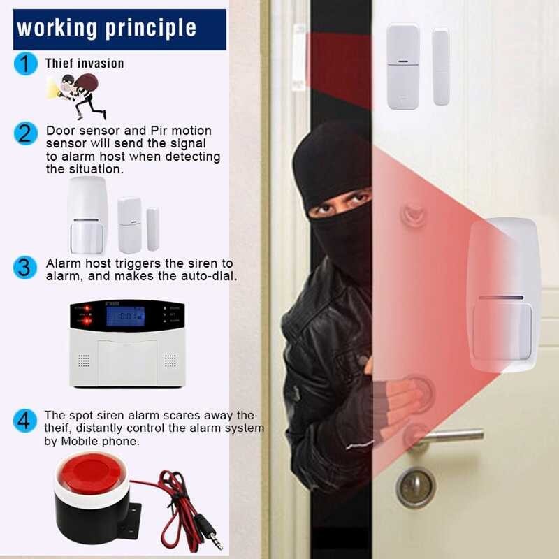 ❤ DAYTECH สัญญาณกันขโมย TUYA APP กิ่งไร้สาย ชุดอุปกรณ์รัก