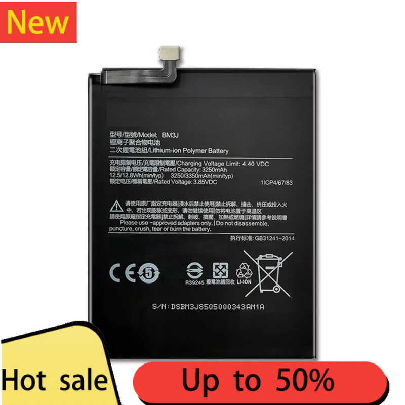 For Xiaomi 8 Lite MI8 Lite BM3J Mobile Phone แบตเตอรี่ 3350mAh