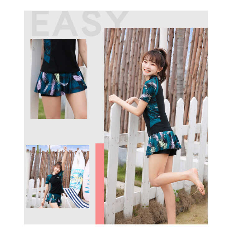 Dry ➧ 【Ibeetag】Quick Women Swimming Suit Man Swimwear Couple Men Swim Top Woman Beachwear Short S