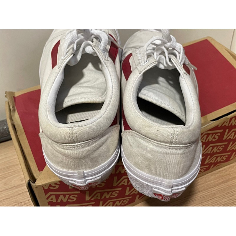 



 ♞,♘,♙รองเท้า VANS หนอนแดง รองเท้าผ้าใบ Old Skool  High Risk Red/True White