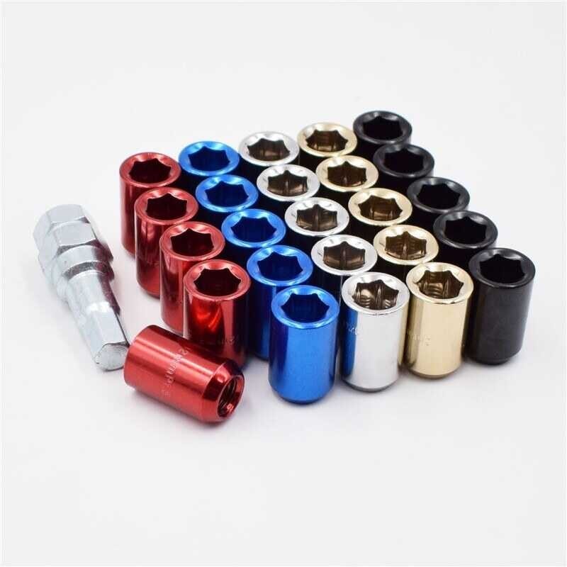 [Hot AIXXLKHWLGLHS 526] 32Mm M12x1.5/1.25 Racing Car Wheel Lug Rims Nuts อุปกรณ์เสริมใ