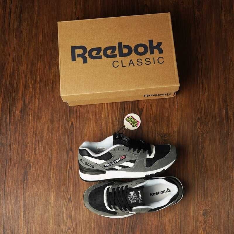 ⚡3.3⚡ พร้อมส่งreebok ♠❇✔ GL 6000 สีเทา ดำ ขาว รองเท้า