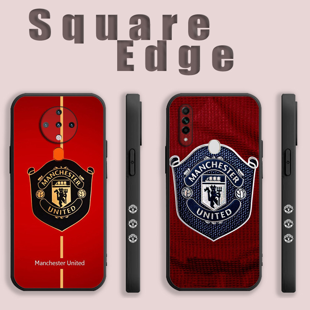 ปลอกสําหรับ Huawei Honor X9A X8A X9B 50 4G 5G Manchester United Football club โลโก้ OV001 เคสโทรศัพท