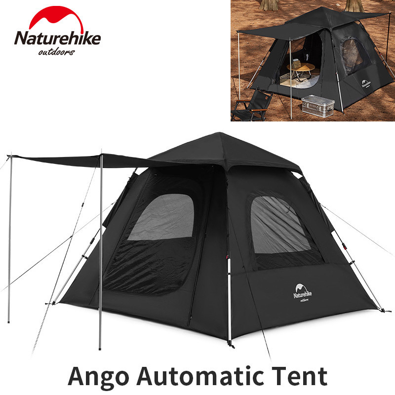 Naturehike Ango Automatic Tent 3-4 Persons Quick Open One-touch Tent Camping Sunscreen UPF50+ Waterp