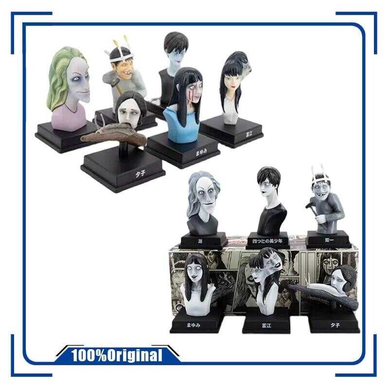 UNBOX Junji Ito Blind Box Color Edition Tomie Kawakami Terror Anime Action Toy Figures Holay Gift