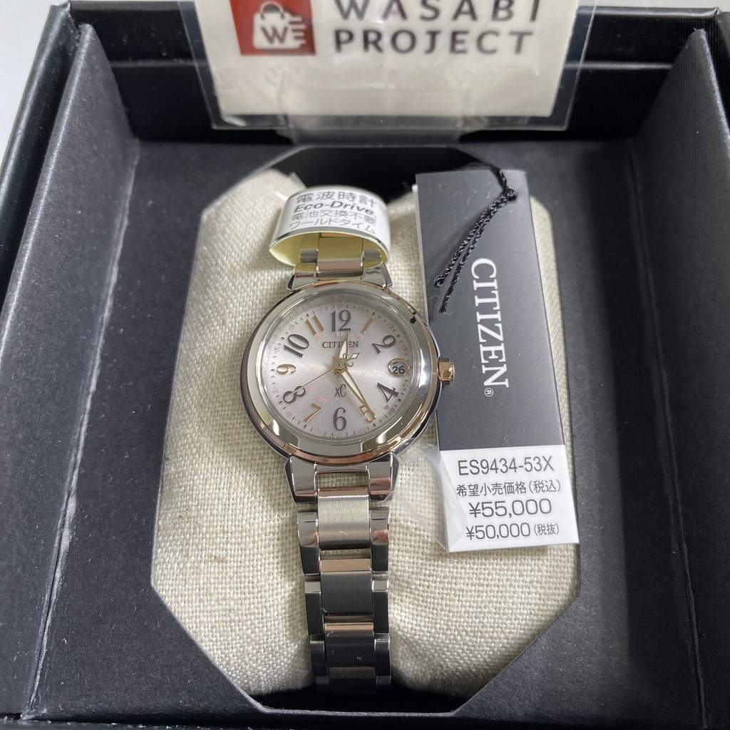 [AuthenticDirect from Japan] CITIZEN ES9434-53X Unused xC Eco Drive Sapphire glass Silver SS Women