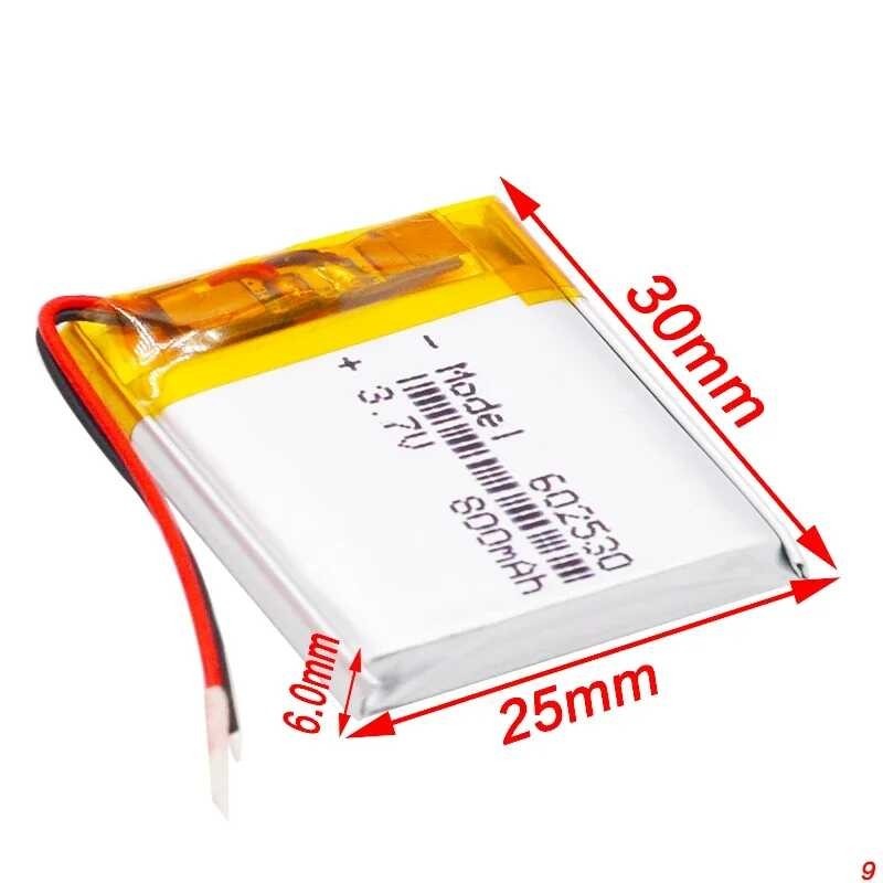 ➧ 1-10 ชิ้น Li-Ion Polymer 602530 แบตเตอรี่ 3.7V 800Mah แบตเตอรี่ลิเธี ลิเธี