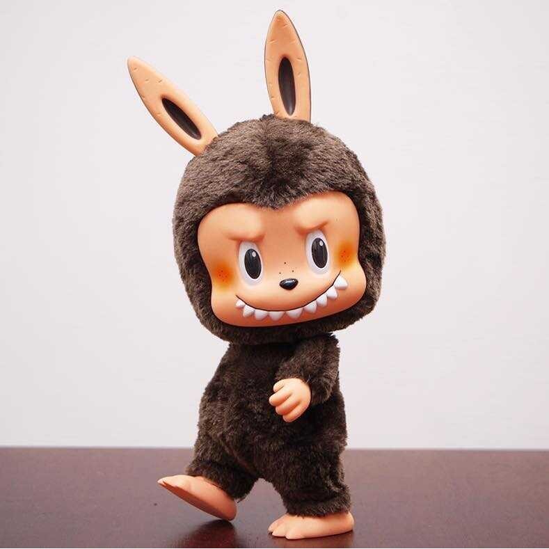 x (พร้อมส่ง) HOW2WORK Kasing Lung Labubu Swaver Moveable Monsters - Brown