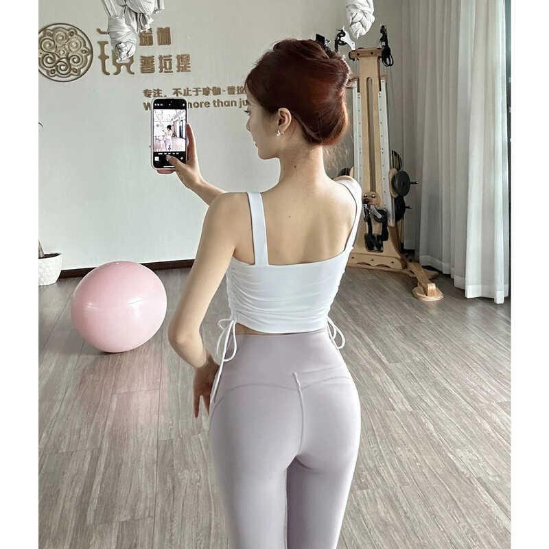 Hoppe Fumeng Sports Bra Women's Shockproof Anti-Sagging Yoga Fiess Running Vest