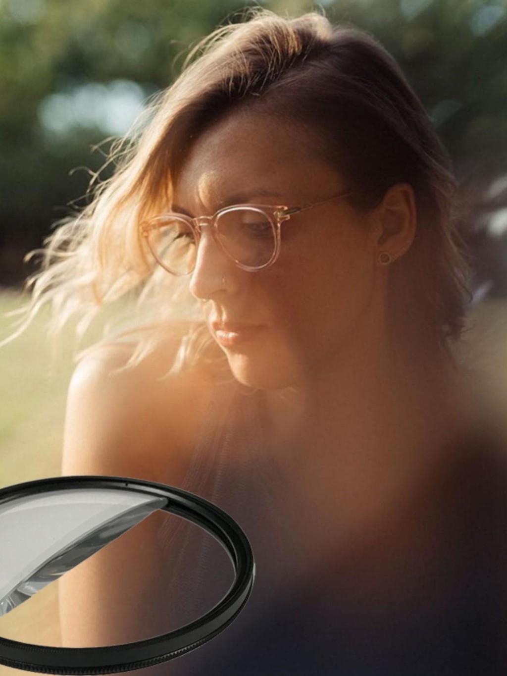 การถ่ายภาพและวิดีโอ Foreground Blur Kaleidoscope Prism Filter SLR อุปกรณ์เสริมเลนส์กล้องเหมาะสําหรับ Canon และ Sony