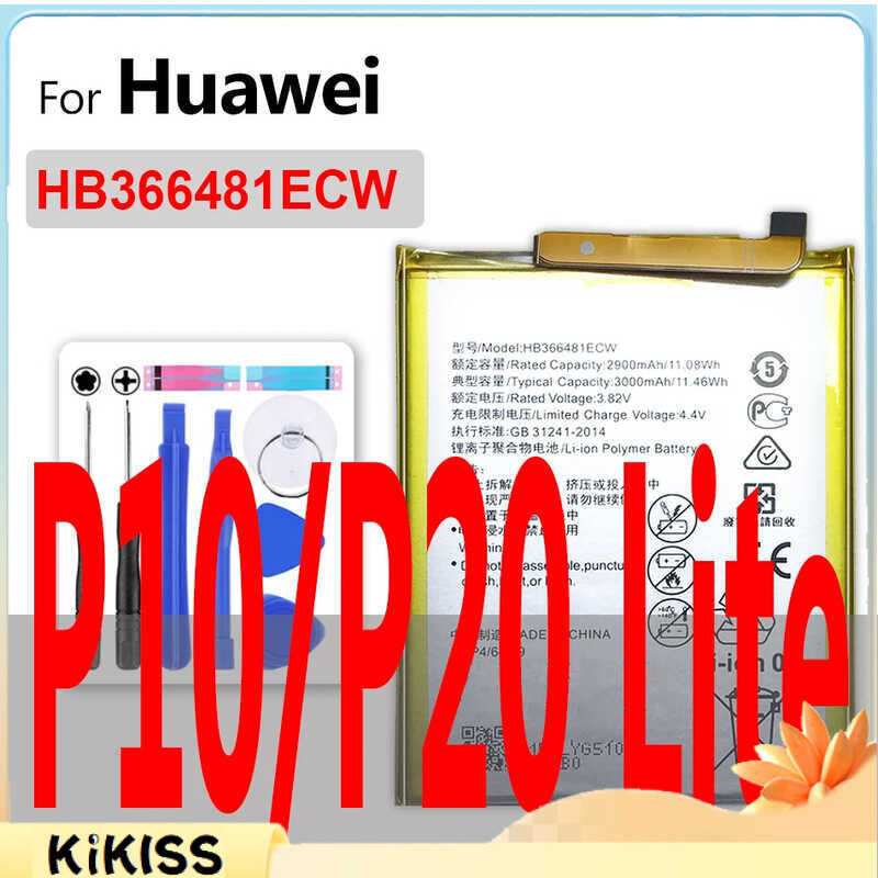 Huawei P6, P7, P8, P9, P10, P20, P30, P40 batteries (Lite, Mini, Plus, Pro, Max, 2017)