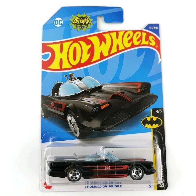 ❤️ ❤️ 2022-131ล้อร้อนรถยนต์ TV SERIES BATMOBILE 1/64โลหะ Die-Cast Collection ของเล่น ❤️ ❤️ ❤️