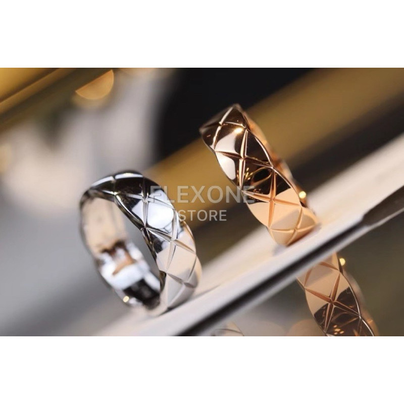 ♞,♘แหวน Chanel Coco Crush Ring เงินแท้