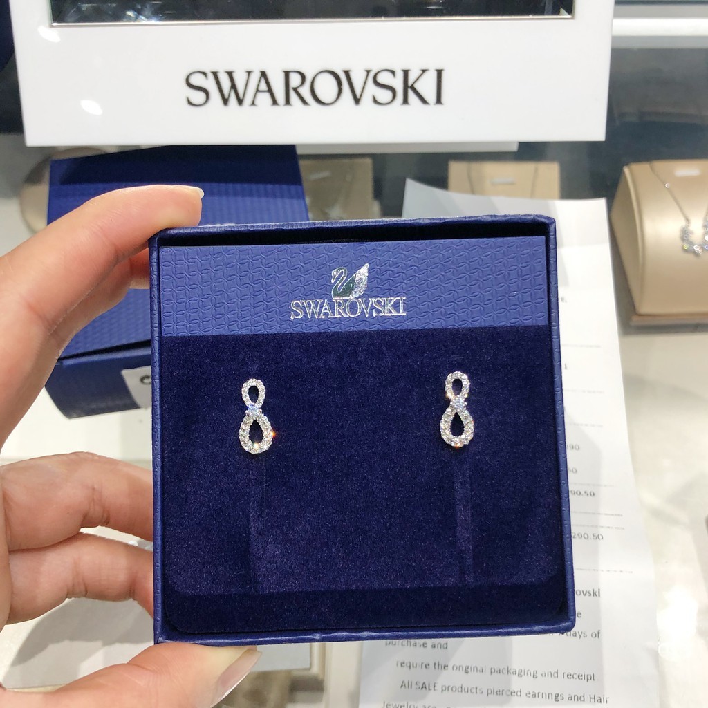 



 ♞สินค้าพร้อมส่งในไทยของแท้100% Swarovski ของแท้ ต่างหูSwarovski Swarovskiต่างหู ต่างหูผู้หญิง