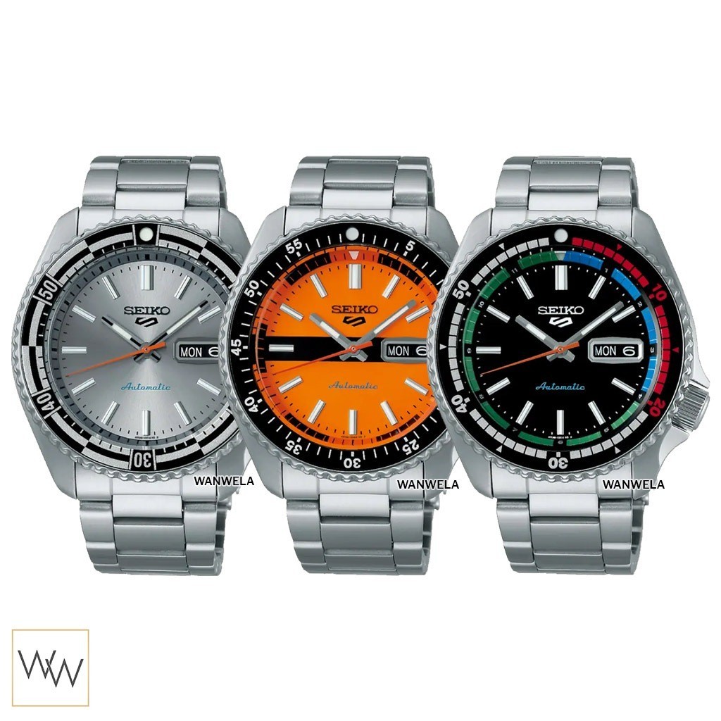 ♞ของแท้ นาฬิกาข้อมือ Seiko 5 Sports Retro Color Special Edition เครื่องศูนย์ไทย