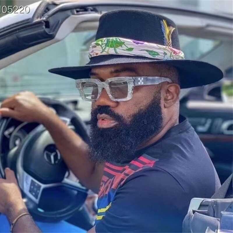 ❤ ☞ ஐ∋∋Off White Sunglasses Women Men 2021 High Quality Brand Designer Rectangle Drivingvinta