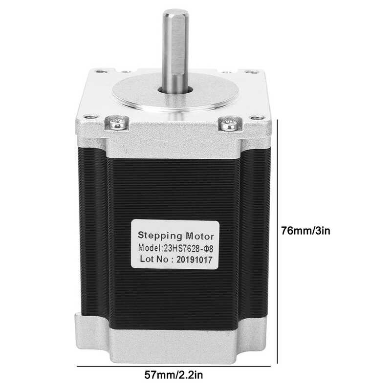 Motor 【ราคาถูกสุด】Stepping NEMA 23 Stepper Motor 1.8 ° 23Hs7628 อุปกรณ์เสริ Hs7628