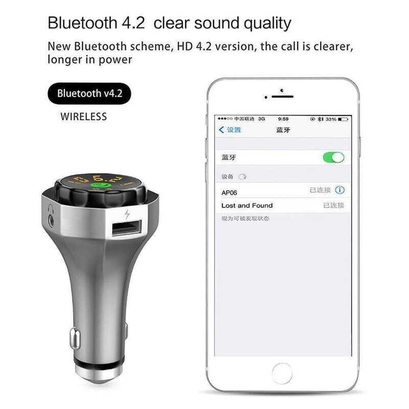 ❤ Ekleva. เครื่องเล่น Mp3 ในรถยนต์เครื่องส่งสัญญาณ FM ในรถ