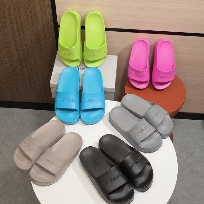 รองเท้าแตะ คุณภาพสูง สีแคนดี้ สีเขียว เหมาะกับเดินชายหาด แฟชั่นฤดูร้อน 2023 4MJA