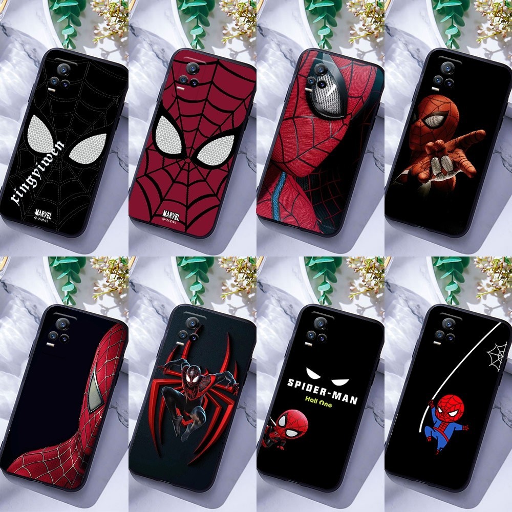 ปลอก Vivo V2022 V2023 V2066 V2108 V2050 V2061 V2059 V2146 Cool การ์ตูน Spider เคสโทรศัพท์ซิลิคอน Ant