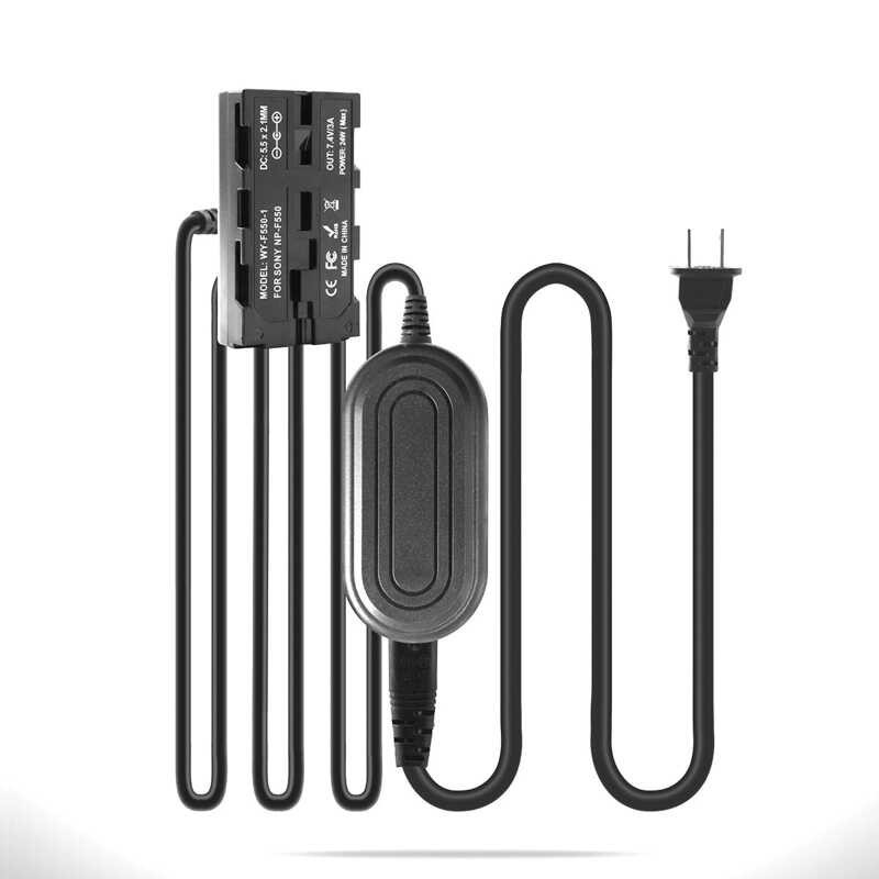 Supply Topcine AC + NP-F550 Dummy Battery Adapter For SONY NP-F770/F750/F550 F570 NP-F970 NP-F960 t