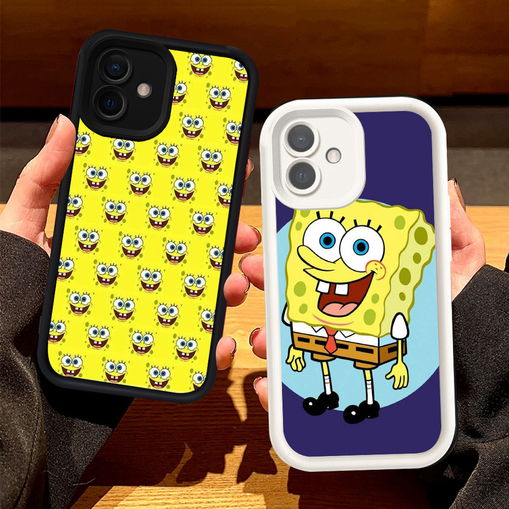 สําหรับ Xiaomi Poco M7 C65 Redmi 13C A5 A1 A2 K60 Ultra เคสซิลิโคน H-82 SpongeBob