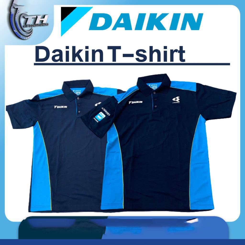 (ชื่อและหมายเลขที่กําหนดเองฟรี)เสื้อยืด Deign Daikin ใหม่ R32 AIRCOND SHIRT TECHNICIAN SHIRT