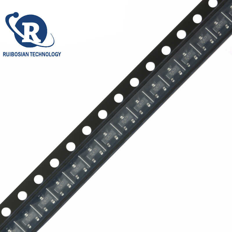 100ชิ้น Bss138 Bss138lt1g SOT Sot-23 Bss123 Baw56 Bss84 Bav99 Bav70 Bat54s Bat54c Bas16 2Sc945 2Sc18