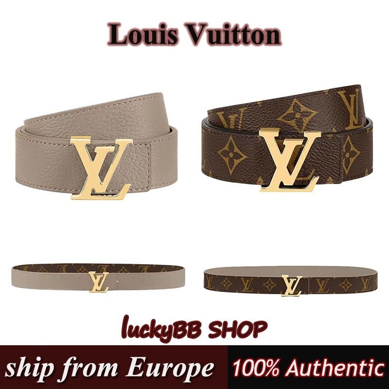 ♞,♘Louis Vuitton/LV หลุยส์วิตตอง Women's Belt เข็มขัดสตรี ICONIC 3CM
