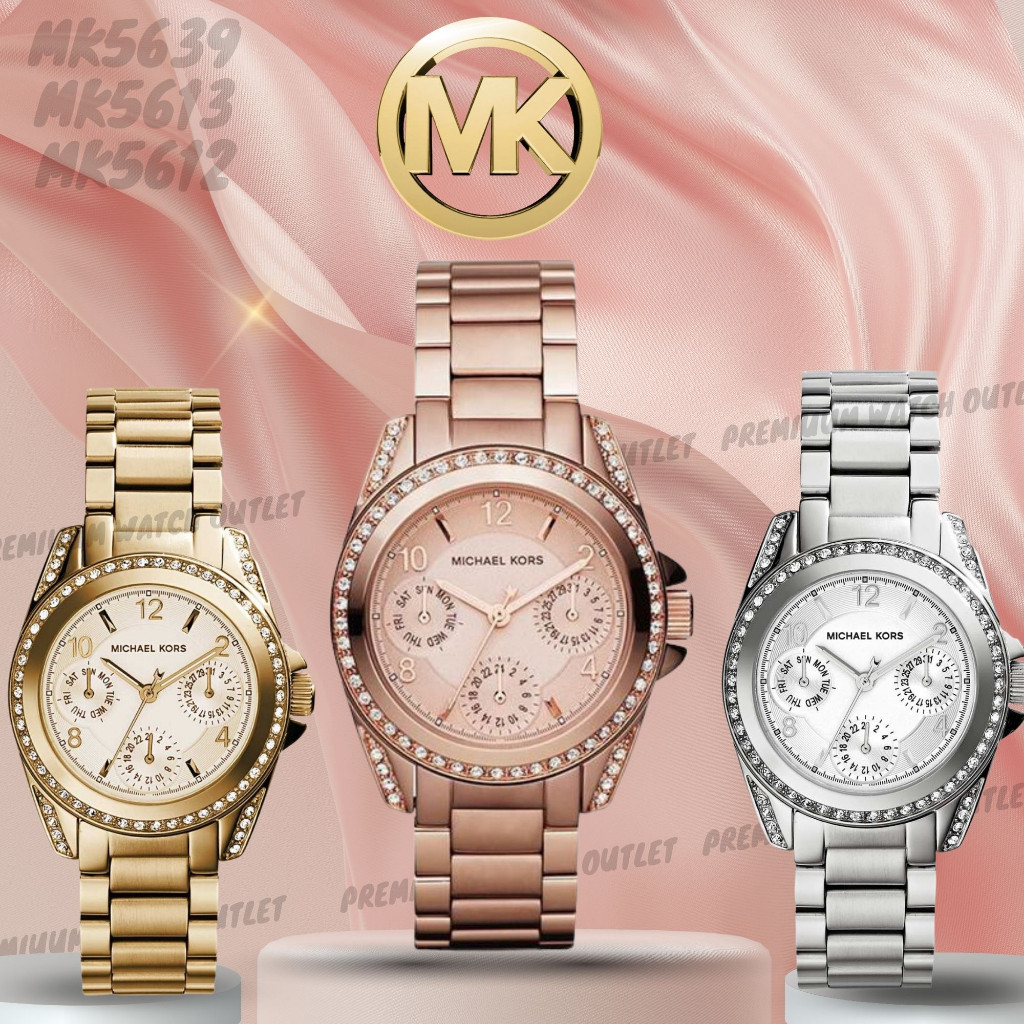 ♞OUTLET WATCH นาฬิกา Michael Kors OWM209 นาฬิกาข้อมือผู้หญิง นาฬิกาผู้ชาย  Brandname  รุ่น MK6175